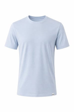Mavi Bisiklet Yaka Kısa Kol Slim Fit Pamuklu Tişört 1011265166