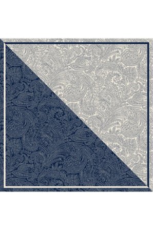 Tarzını Seç Lacivert Royal Fular / Bandana / Aksesuar / Şal / Eşarp 70x70
