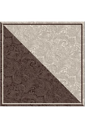 Tarzını Seç Kahverengi Royal Fular / Bandana / Aksesuar / Şal / Eşarp 70x70
