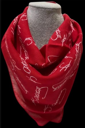 Tarzını Seç 10’lu Kırmızı Atatürk İmzalı Bandana / Fular Set