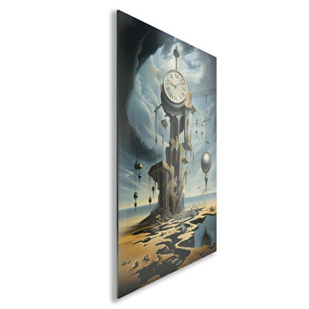 Sanatsal Cam Tablo - Sürrealizm - Dikey Motif 03-018