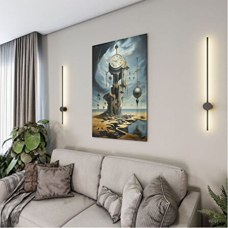 Sanatsal Cam Tablo - Sürrealizm - Dikey Motif 03-018