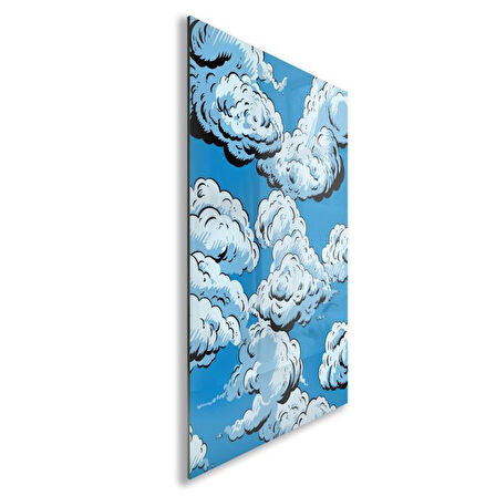 Sanatsal Cam Tablo - Pop Art - Dikey Motif 05-011