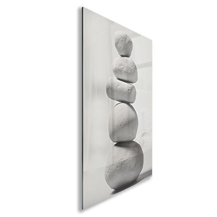 Sanatsal Cam Tablo - Minimalizm - Dikey Motif 07-013