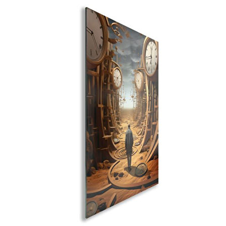 Sanatsal Cam Tablo - Kavramsal Sanat - Dikey Motif 09-009