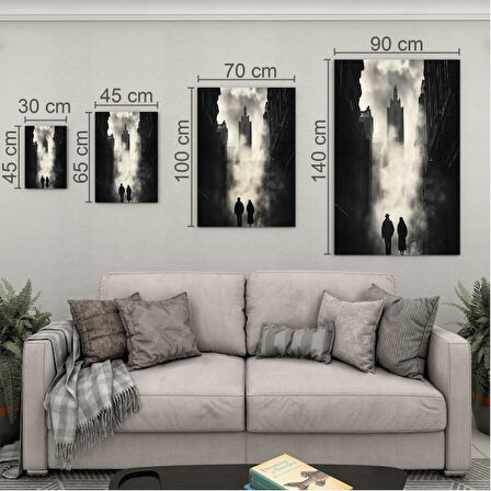 Sanatsal Cam Tablo - Sokak Fotoğrafçılığı - Dikey Motif 12-017
