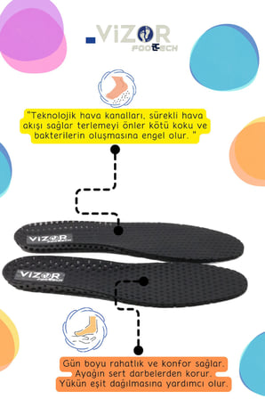AIR SUSPANSION HAVALI TABANLIK TERLETMEZ ULTRA HAFİF YUMUŞAK SERİNLETİCİ FOOTTECH ORTOPEDİK