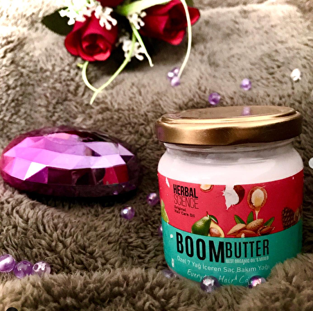 Saç Bakım Yağı Boom Butter Herbal Science Boom Butter Saç Bakım Yağı 190 ml