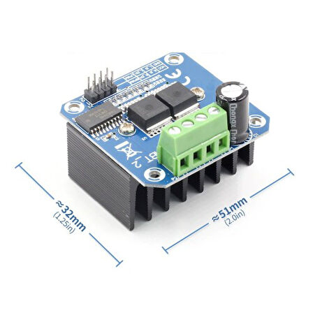 BTS7960B 40 Amper Motor Sürücü Kartı