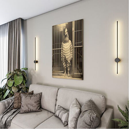 Hayvan Cam Tablo - Sevimli Dostlar Hapishanede - Dikey Motif 05-018
