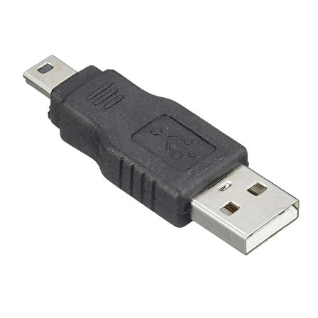 STC-0480 5 Pin Usb Erkek Mini Usb Çevirici 5 Li Paket