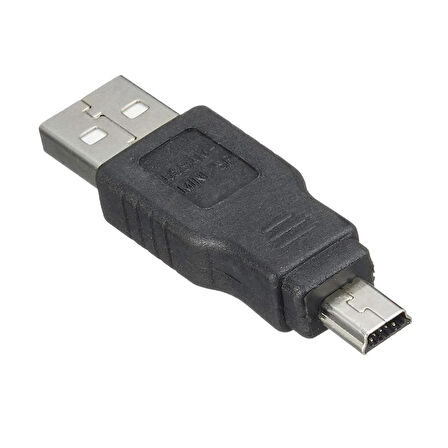 STC-0480 5 Pin Usb Erkek Mini Usb Çevirici 5 Li Paket