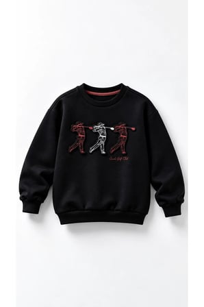 ERKEK ÇOCUK KABARMA BASKILI 2İP SWEATSHİRT