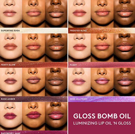 Fenty Beauty Gloss Bomb Oil - Dudak Parlatıcı Yağ 03 - Rose Amber