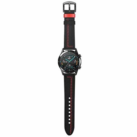 Gpack Huawei Watch GT2 46mm Kordon Nubuk Deri Görünüm Dikişli KRD 19