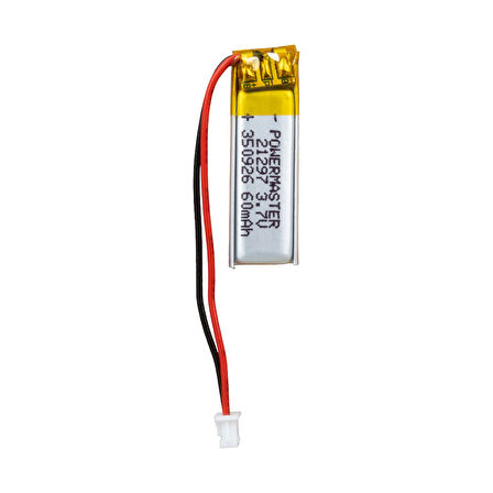 3.7 VOLT 60 MAH LİTYUM POLİMER PİL (4825)