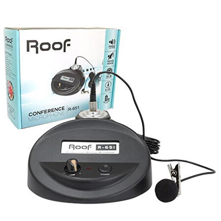 ROOF R-651 CAMİ YAKA MİKROFONU (4825)