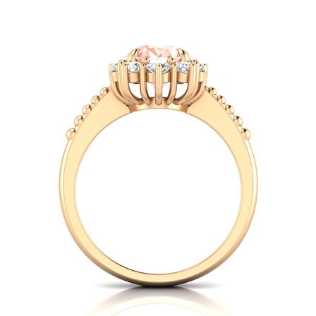 Morganite Pırlanta Yüzük