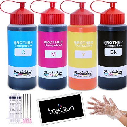 Brother Yazıcı Mürekkebi 4x500 ml (Muadil)