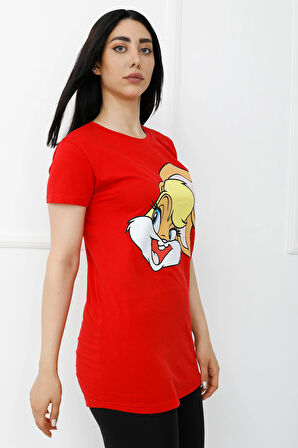 Bunny Baskılı Tshirt Kırmızı - 310.623.