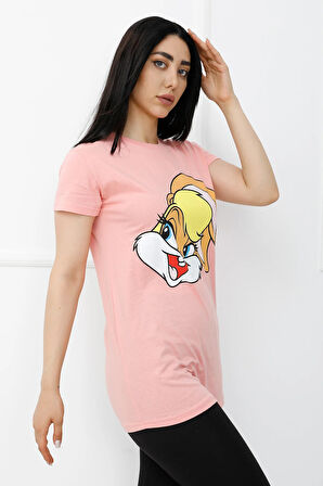 Bunny Baskılı Tshirt Pembe - 310.623.