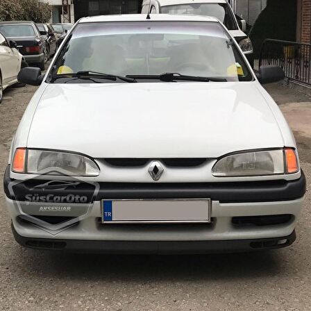 Renault 19 Europa 1994-2001 Uyumlu Üniversal Laguna Lip Esnek Ön Lip 2 Parça Tampon Altı Dil Karlık Ön Ek