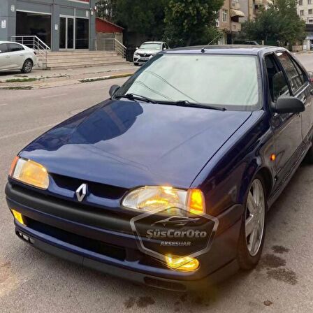 Renault 19 Europa 1994-2001 Uyumlu Üniversal Laguna Lip Esnek Ön Lip 2 Parça Tampon Altı Dil Karlık Ön Ek