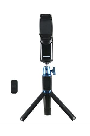 Vk-2k Mobil Gimbal + Çok Fonksiyonlu Masa Üstü Tripod Seti Siyah