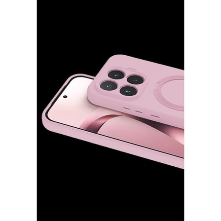 Newface Xiaomi Mi 17t Pro Regal Magsafe Standlı Kapak - Açık Pembe