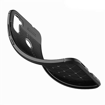 Gpack Samsung Galaxy M11 Kılıf Niss Silikon Deri Görünümlü