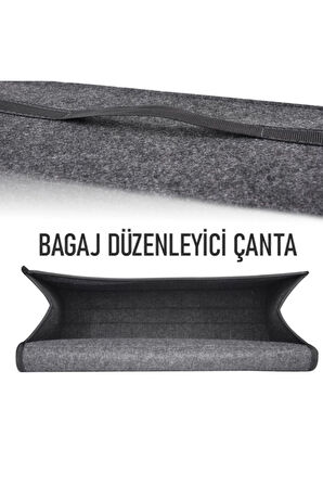 Araba Oto Çantası Keçe Araç Içi Aksesuar Araç Oto Bagaj Içi Düzenleyici Çanta