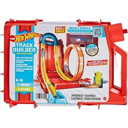 Hot Wheels Track Builder Benzin Bidonu Akrobasi Seti