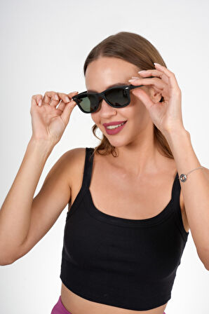 101 C3 Black/Green Olivier Philippe Polarize Güneş Gözlüğü