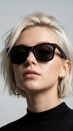 101 C3 Black/Black De Valentini Polarize Güneş Gözlüğü