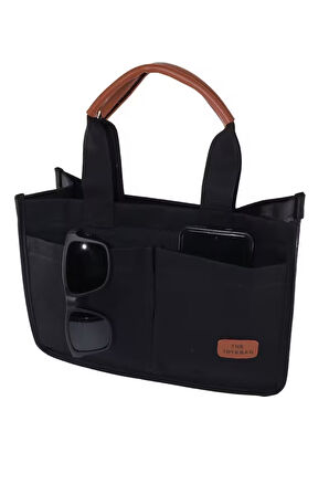 Kanvas El ve Omuz Çantası. Siyah El Çantası. Kadın El Çantası. Siyah Omuz Çantası. Askılı Çanta.