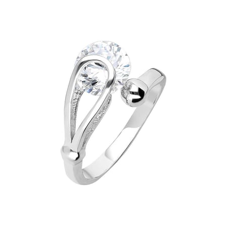 Starlight Diamond Pırlanta Montür Elegance 925 Ayar Gümüş Kadın Tektaş Yüzük