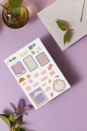 Planner (Planlayıcı) Sticker Seti Scrapbook Ajanda Journal Bullet Planner Telefon