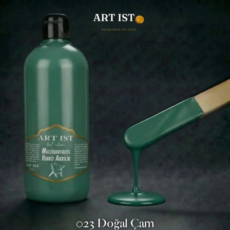 ART IST Multisurfaces Su Bazlı Akrilik Boya 500 ml - 023 Doğal Çam
