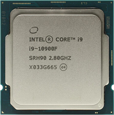 Intel Core i9 10900F TRAY 2.8ghz 1200p 20mb (fansiz) (65w) Novga Tray (Kutusuz) (10.Nesil) İşlemci