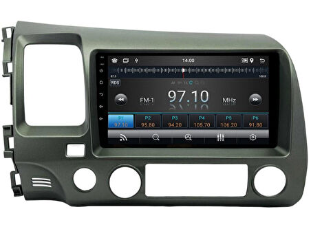 Honda Civic FD6 Android Multimedya Sistemi (2007-2012)for-x 6/128