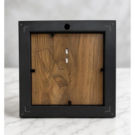 Dekoratif Çerçeve 10x10 cm - Ahşap Arkalıklı Masaüstü Sanat Çerçeve