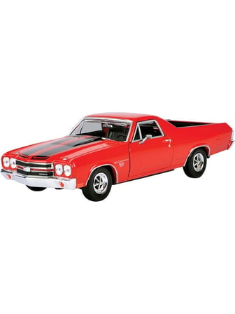 Motormax 1970 Chevy El Camino Ss 396 1:24 Diecast Model Araba - Kırmızı