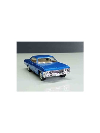 Kinsmart1967 Mavi Chevrolet Impala Çek Birak Metal Araba