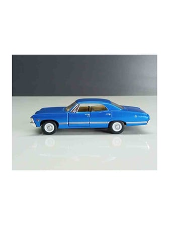 Kinsmart1967 Mavi Chevrolet Impala Çek Birak Metal Araba