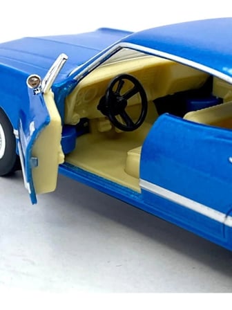 Kinsmart1967 Mavi Chevrolet Impala Çek Birak Metal Araba