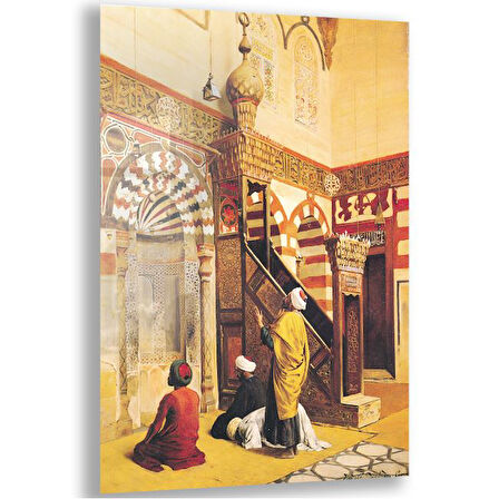 Klasik  Osmanlı Cam Tablo - Yatay Motif 02-008