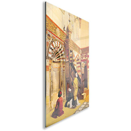 Klasik  Osmanlı Cam Tablo - Yatay Motif 02-008