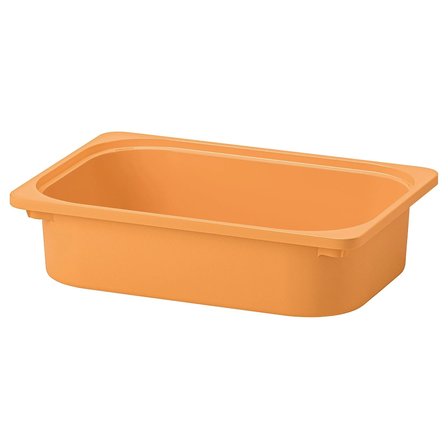 TROFAST açık turuncu 42x30x10 cm saklama kutusu