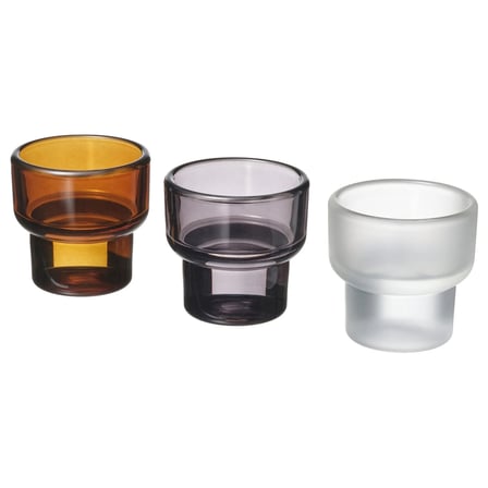 LADUSVALA çok renkli 5.5 cm tealight mumluk