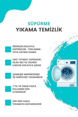 Kaymaz Taban Yıkanabilir Halı – Mutfak, Salon, Yatak Odası için Modern Dijital Baskı Halı (SLNHALI32